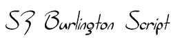 SF Burlington Script Font