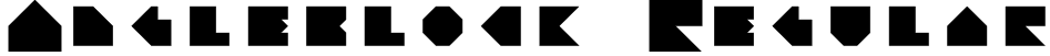 Angleblock Regular Font