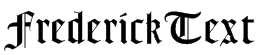 FrederickText Font
