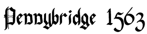 Pennybridge 1563 Font