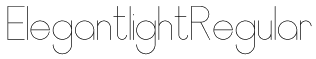 ElegantlightRegular Font