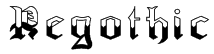 Regothic Font