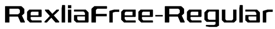 RexliaFree-Regular Font