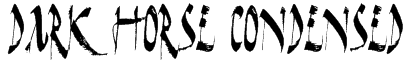 Dark Horse Condensed Font