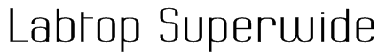 Labtop Superwide Font