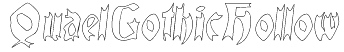 QuaelGothicHollow Font