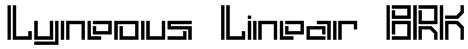 Lyneous Linear BRK Font