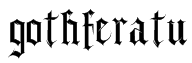 gothferatu Font
