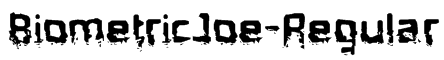 BiometricJoe-Regular Font