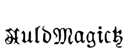 AuldMagick Font