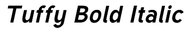 Tuffy Bold Italic Font