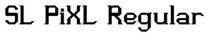 SL PiXL Regular Font