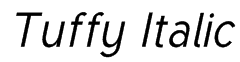 Tuffy Italic Font