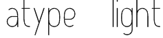 Atype 1 Light Font