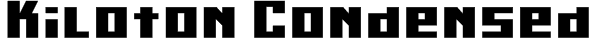 Kiloton Condensed Font