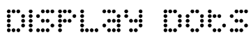 Display Dots Font