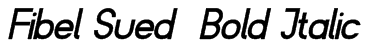 Fibel Sued  Bold Italic Font