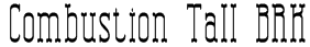 Combustion Tall BRK Font