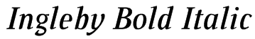 Ingleby Bold Italic Font