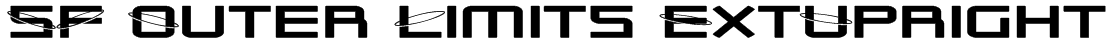 SF Outer Limits ExtUpright Font
