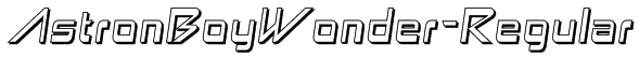 AstronBoyWonder-Regular Font