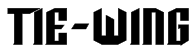 TIE-Wing Font