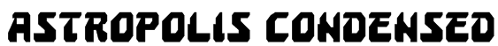 Astropolis Condensed Font