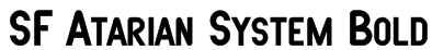 SF Atarian System Bold Font