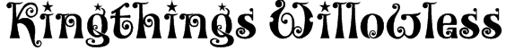 Kingthings Willowless Font
