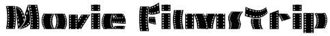 Movie Filmstrip Font