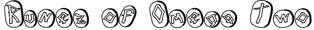 Runez of Omega Two Font