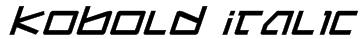Kobold Italic Font