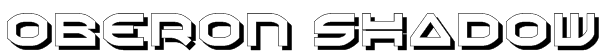 Oberon Shadow Font