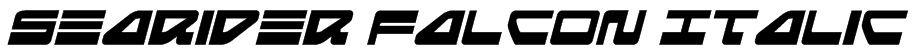 Searider Falcon Italic Font