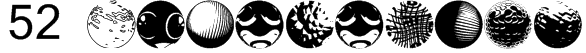 52 Sphereoids Font