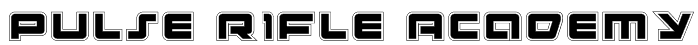 Pulse Rifle Academy Font