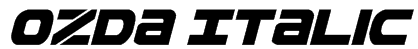 Ozda Italic Font