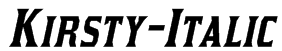 Kirsty-Italic Font