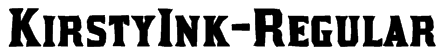 KirstyInk-Regular Font