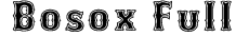 Bosox Full Font