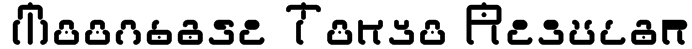 Moonbase Tokyo Regular Font