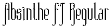 Absinthe FT Regular Font