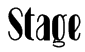 Stage Font