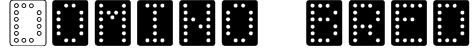 Domino bred Font