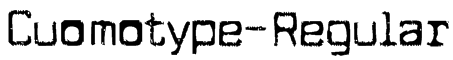Cuomotype-Regular Font