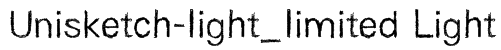 Unisketch-light_limited Light Font
