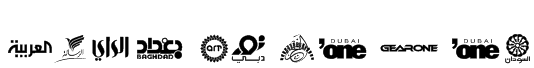 Arab TV logos Font