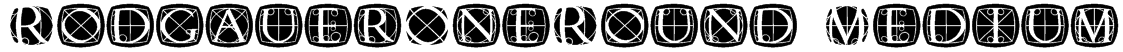 RodgauerOneRound Medium Font