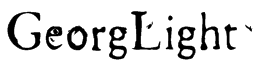 GeorgLight Font