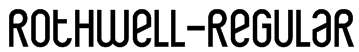 Rothwell-Regular Font